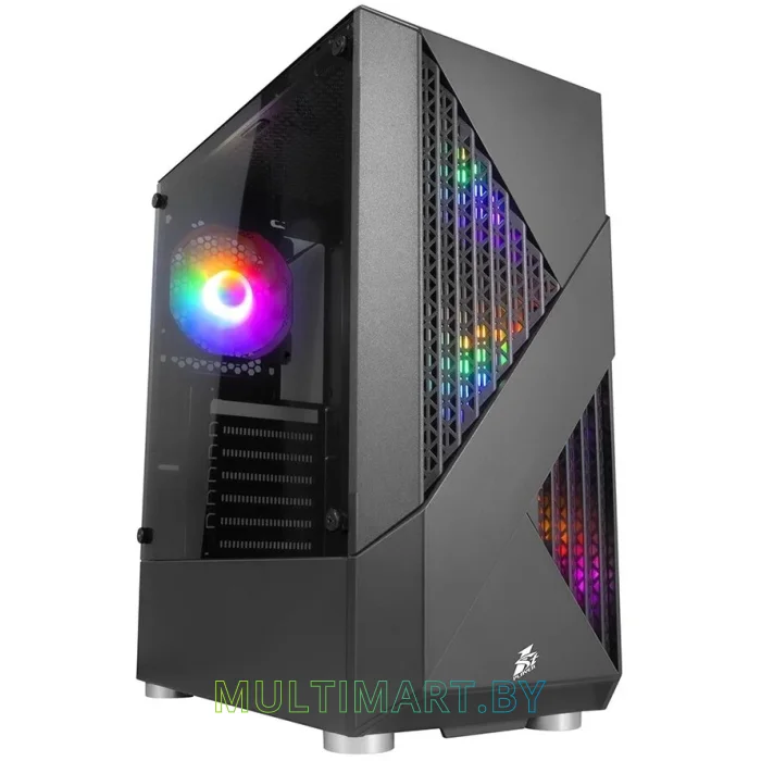 Корпус 1stPlayer Firerose F3-A (F3-A-BK-4F1)